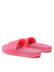 New Comfortable Rubber Pink Mens 3 stripes Adilette Size 10K W Sandals GV7887 - Picture 1 of 5