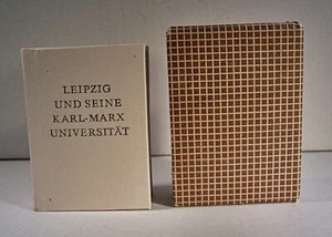 04 196 DDR Mini Buch Leipzig und seine Karl-Marx Universität - Picture 1 of 6