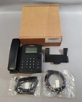 Polycom VVX300 VVX 300 6 Line Business Edition IP Phone 2200-46135-025 - Image 1 of 4
