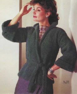 BUCILLA FALL REVUE--Men's & Women's Sweaters to Knit--8 Designs--Pattern Booklet - Picture 1 of 2