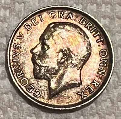 1917 UK George V One Shilling Silver Coin - Image 1 of 4