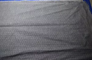 2323 1/2 Yd antik 1880-90er Jahre Baumwolle bedruckter Stoff, Trauerblume - Bild 1 von 5