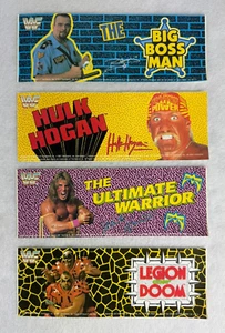 1991 WWF Sticker Set  Hulk Hogan, Ultimate Warrior, Big Boss Man, Legion of Doom - Picture 1 of 4