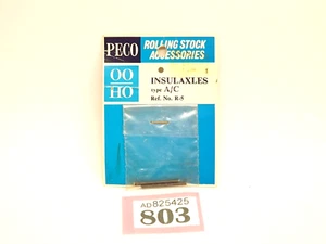 Peco Rollmaterialzubehör R-5 Isolachsen Typ A/C (Spurweite OO/HO) P803 - Bild 1 von 1