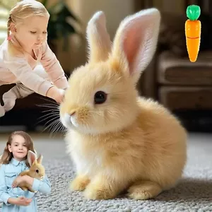 Bunny Pal - Easter My Realistic Bunny Toy with CarrotInteractive Bunny Realis... - Picture 1 of 7
