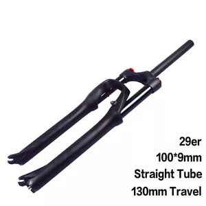 130mm Travel 29" Mountain Bike Air Suspension Fork MTB Bicycle Forks 100*9mm QR - Picture 1 of 11