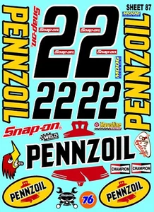 Clear Vinyl Racing Sticker Sheet 87-R/C MODEL Die-cut 1/16-1/12-1/10th Mud Boss - Picture 1 of 8