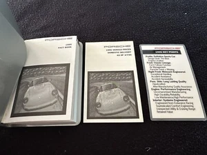1995 Porsche Fact Book 968 928 GTS 911 Coupe 993 Carrera 4 Cabrio C4  Brochure - Picture 1 of 13