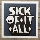 Kid Acne - Sick Of It All (Grey) - Signed Letterpress Print Banksy Street Art