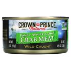 Crown Prince Natural Fancy White Lump Crab Meat 6 oz 170 g No MSG Non GMO