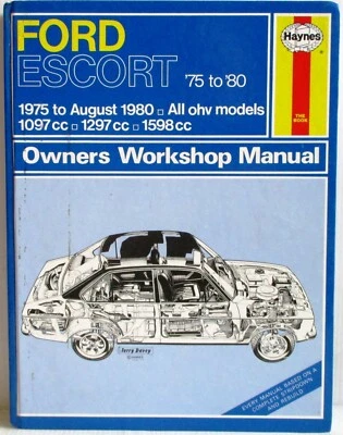 Haynes - Ford Escort 1975 - Agosto 1980 / Propietario Taller Manual - Usado - - Imagen 1 de 4