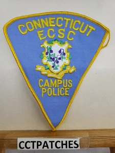 EASTERN CONNECTICUT STATE COLLGE CAMPUS POLICE SHOULDER PATCH CT - Picture 1 of 2
