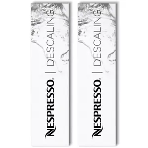 2 Pack Nespresso Descaling Kit Cleaning Solution Fits all Models 4 Packets - Picture 1 of 2
