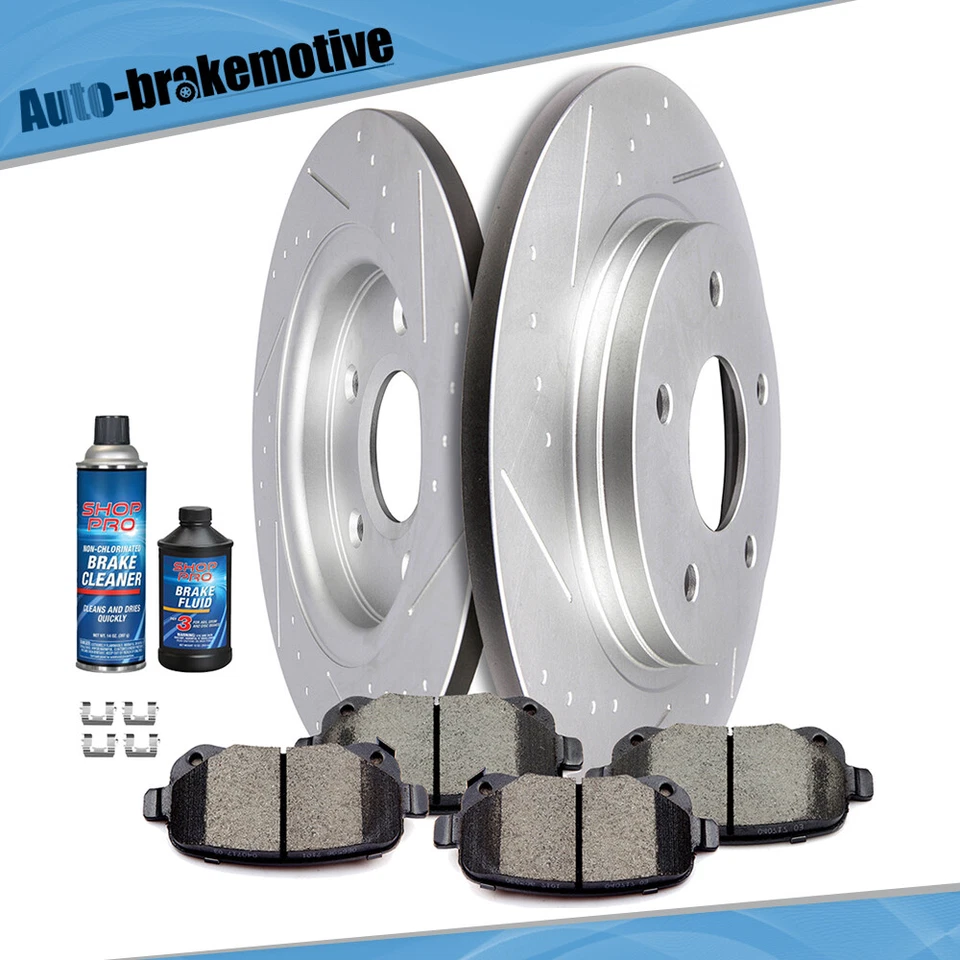 ЗАДНИЕ РОТОРЫ МЕТАЛЛИЧЕСКИЕ КОЛОДКИ ДЛЯ 2008 - 2013 TOWN & COUNTRY GRAND CARAVAN JOURNEY - Изображение 1 из 4