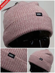 VANS Recorta Puño Rojo Punto Acanalado Gorro Logo En Delantero Unisex Unitalla - Imagen 1 de 7