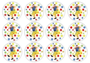 Tazza wafer commestibile festa tema Mr Tumble cake topper in piedi o disco - Foto 1 di 8