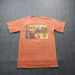 Boston Tea Party Shirt Men Small Brown Baseball Basketball Hockey New England - Picture 1 of 11