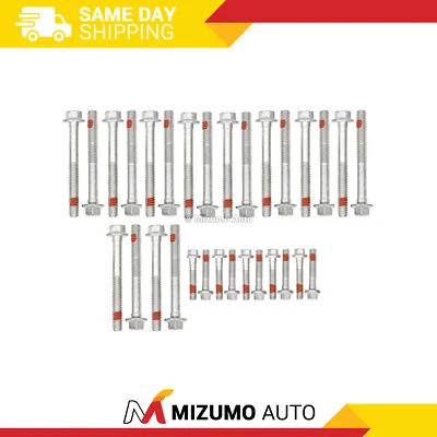 Head Bolts Fit Cadillac Chevrolet Buick Hummer GMC 4.8L 5.3L 5.7L 6.0L 6.2L - Image 1 of 4