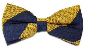 Corbata de moño preciada de seda sin pliegue del regimiento real de la princesa de Gales - Imagen 1 de 1