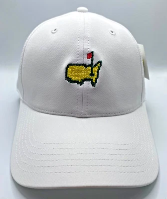 Sombrero de golf Masters 2025 blanco con logotipo de punta de aguja para hombre Augusta National ajustable Foto 1 de 4