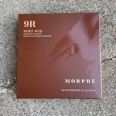 Morphe 9R Bronze Metal Artistry Palette • Eye Shadow • Bronzer 0.35oz NEW In BOX - Image 1 of 4