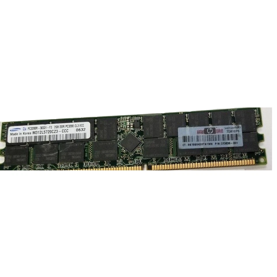 SERVER RAM 8GB KIT 4X 2GB DDR1 PC3200R 3200 PC3200 DDR400 400MHZ ECC-REG - Image 1 of 1