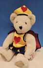 Vtg King of Hearts Plush Bear Special Ed 1992 Vermont Teddy Bear Co 21" Rare!