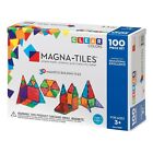 Magna Tiles 100pc Clear Color 3D Magnetic Building Tiles - Valtech - NEW IN BOX 