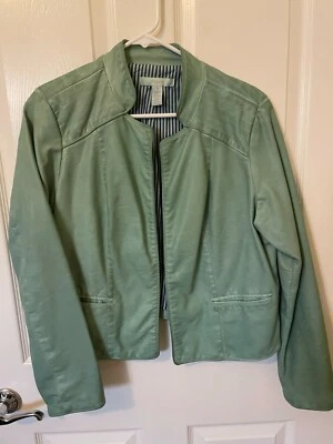 Abrigo de cuero verde menta Chicos - Sin cierres - Talla 1 Foto 1 de 4