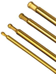 NHX RC Premium Titanium Coated Ball Hex Driver Tips : 1.5/2.0/2.5/3.0mm (4pc) - Picture 1 of 3