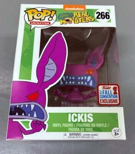 New Funko Pop 266 Ickis Aaahh! Real Monster Nickelodeon Vaulted NYCC Exclusive - Picture 1 of 6
