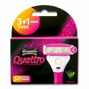  Wilkinson Quattro for Women razor blades, pack of 4