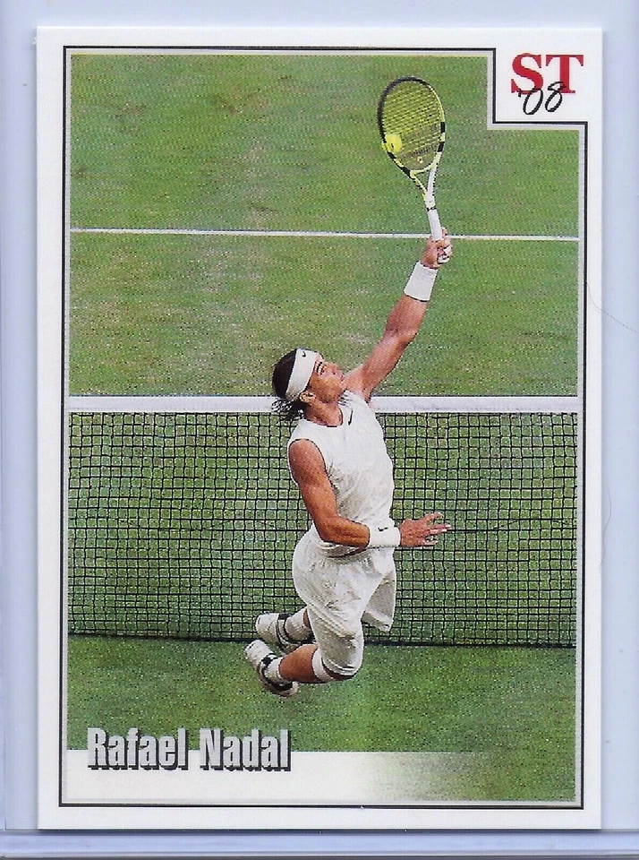 CARTÃO DE TÊNIS TRIBUTO RAFAEL NADAL 2008 WIMBLEDON VS. FEDERER SPOTLIGHT! 1 de 9! - Imagem 1 de 1