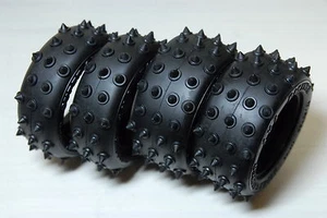TAMIYA 1/10 broche broche jeu de pneus F/R avant super hotshot sortie VQS Vanquish - Photo 1/1
