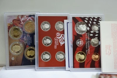 2007  S US Mint Silver Proof Set 14 Coins Set  w/Box & COA - Image 1 of 4