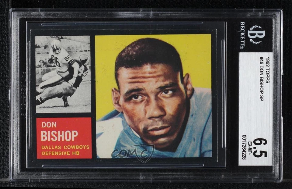 1962 Topps Don Bishop #46 BGS 6.5 Rookie RC - Image 1 of 2