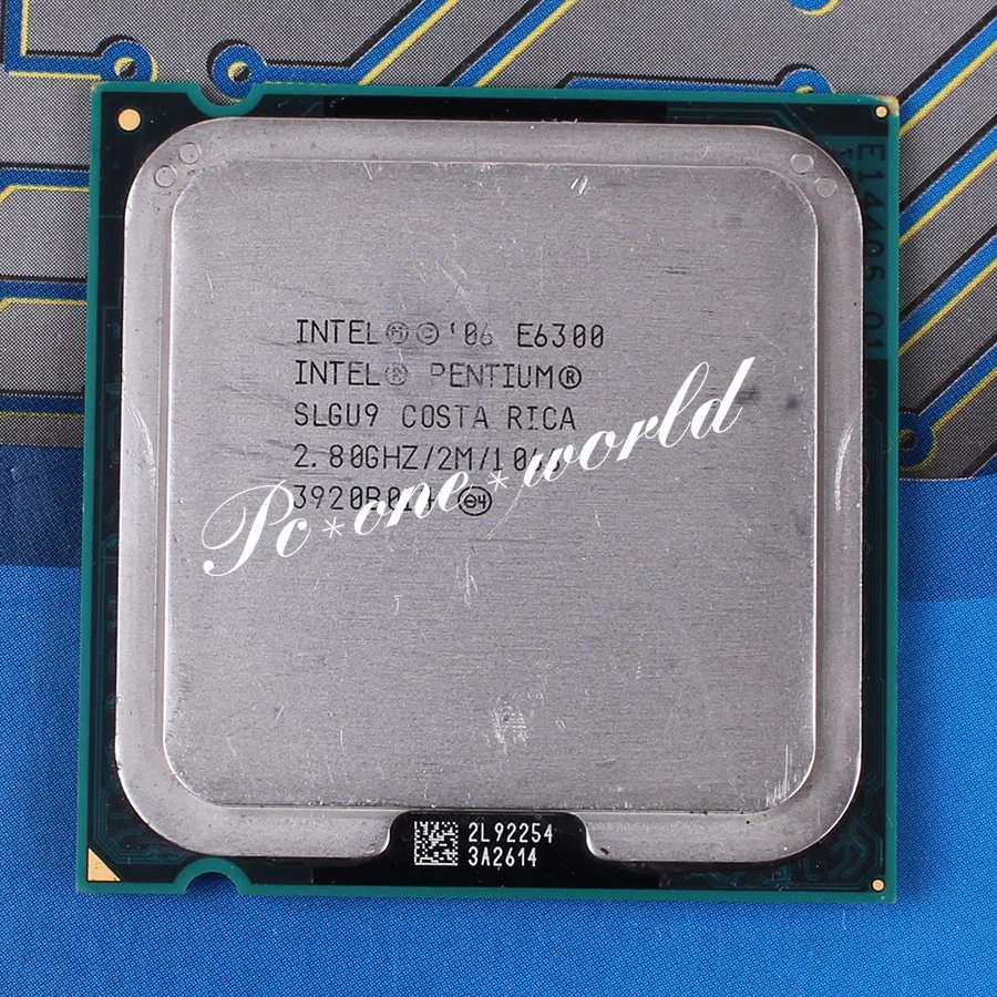 100% OK SLGU9 Intel Pentium Dual-Core E6300 2.8 GHz Processor CPU LGA 775/Socket - Image 1 of 1