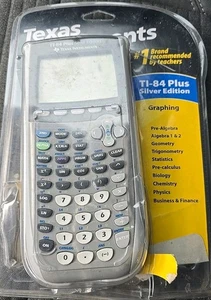 Calculadora gráfica Texas Instruments TI-84 Plus Silver Edition sin baterías - Imagen 1 de 4