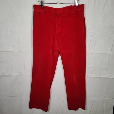 Polo Ralph Lauren Suffield Red Corduroy Chino Pants Size 38x32 - Image 1 of 4
