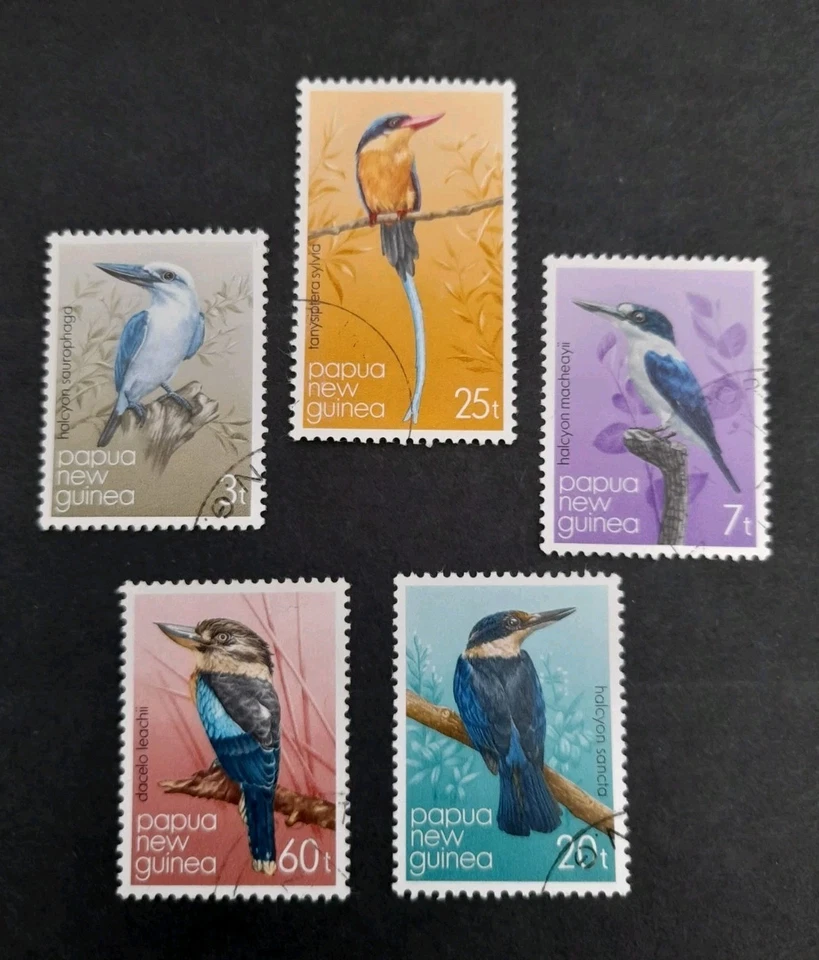 Papua New Guinea Stamps 1981 Kingfishers Good Used - Image 1 of 1