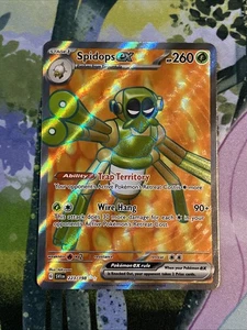 Spidops EX Full Art Scarlet and Violet Base Set Pokemon TCG 223/198 Rare NM - Picture 1 of 2