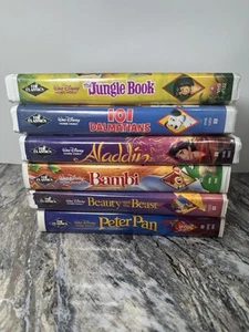 *RARE* Walt Disney’s Black Diamond Edition CLASSICS- VHS (LOT OF 6) Original - Picture 1 of 18