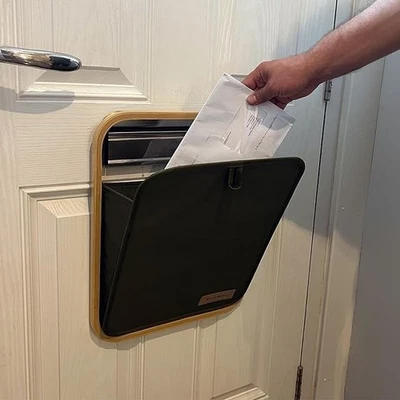 Briefkasten Postfangkorb - Posthalter ohne Bohren - Zugluftstopper - Haustier Safe - Bild 1 von 4