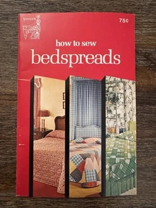 Singer How To Sew Bedspreads 1974 Vintage Booklet - Picture 1 of 8