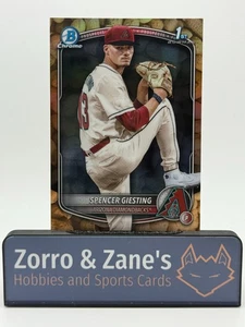 Spencer Giesting 2025 Bowman Chrome 1st PEANUTS Refractor#BCP-165 Diamondbacks - Picture 1 of 2