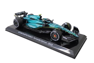 Formel 1 Aston Martin AMR23 #14 Fernando Alonso 2023 - 1:24 Modellauto OR090 - Bild 1 von 4