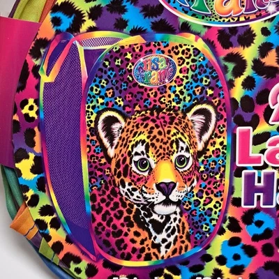 Lisa Frank New 2015 Pop-up Laundry Hamper Rainbow Mesh Storage Hunter Leopard - Image 1 of 4