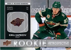 2021-22 Upper Deck Rookie Retrospective #RR1 Kirill Kaprizov - HKY - Picture 1 of 2