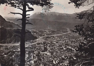 Bolzano Panorama - grande non viaggiata bianco e nero - Picture 1 of 2