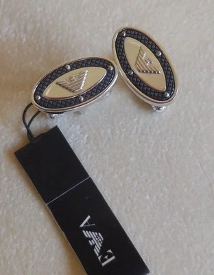 NUEVO EMPORIO ARMANI Gemelos Águila Plata Esterlina EG2155040 RARO Agotado  Foto 1 de 4